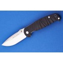 Нож складной H6 grooved black 7785