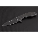 Нож складной E571 black stonewashed 7132