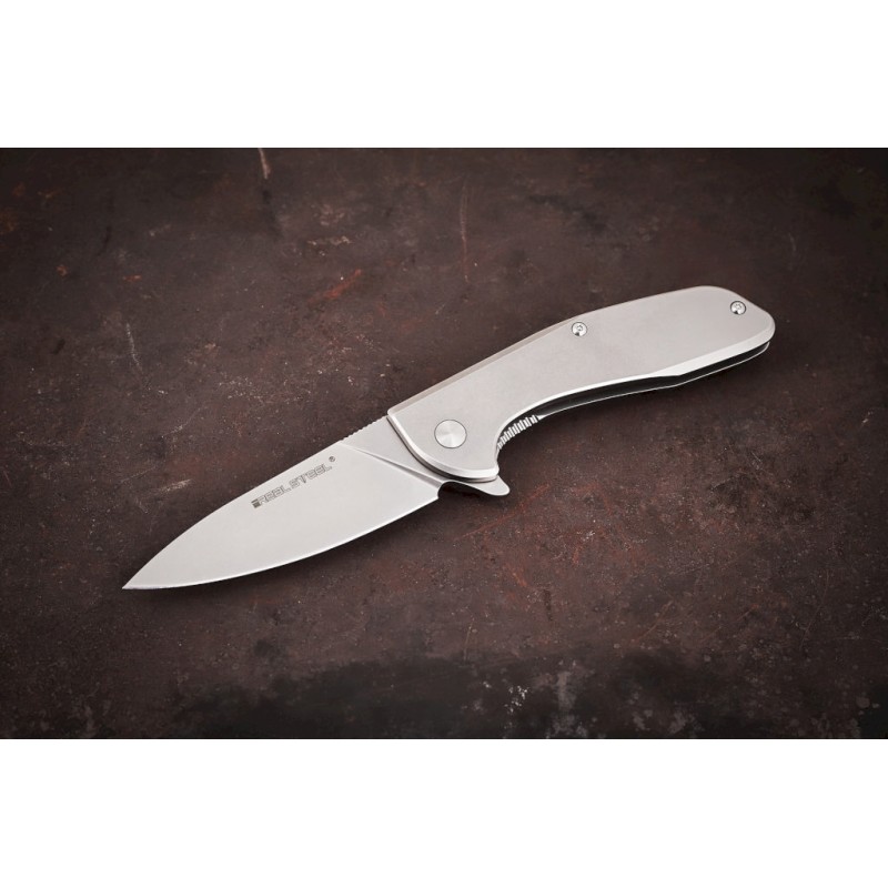 Ніж складаний E571 stonewash 7131