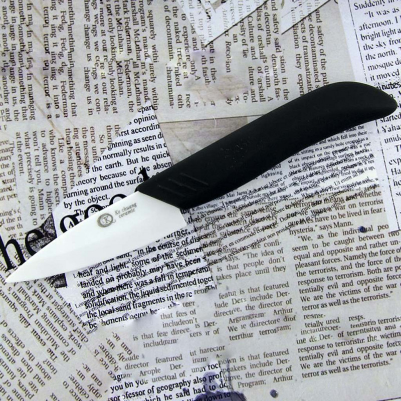 Керамический нож CF 103 овощной чёрный