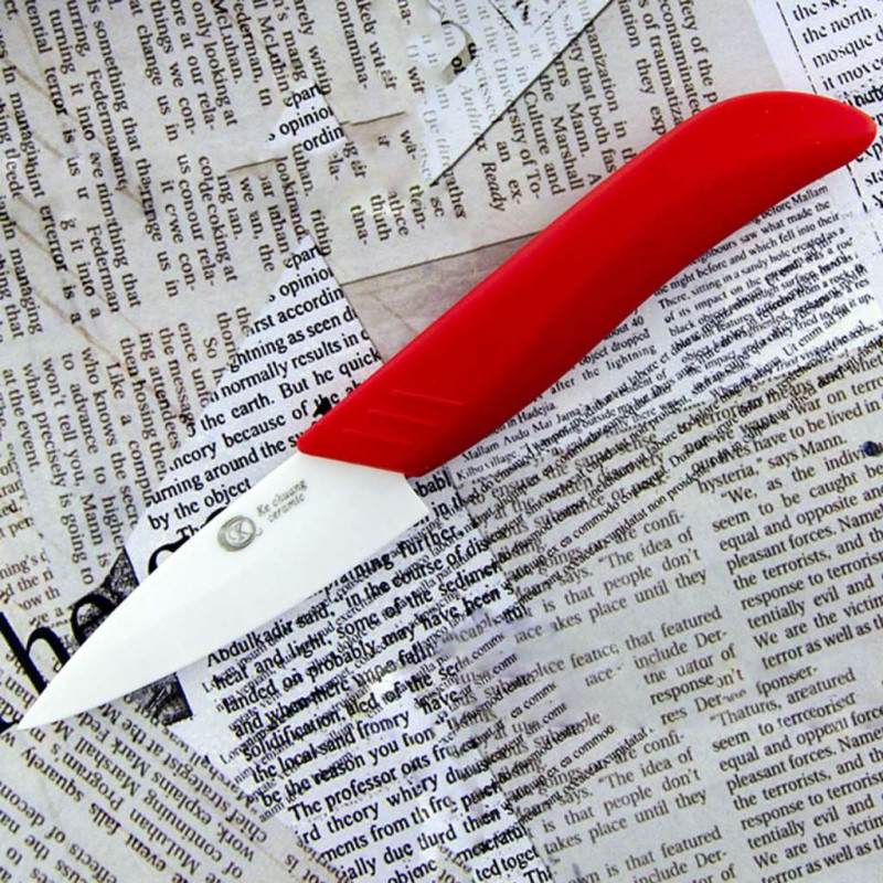 Керамический нож CF 103 овощной красный