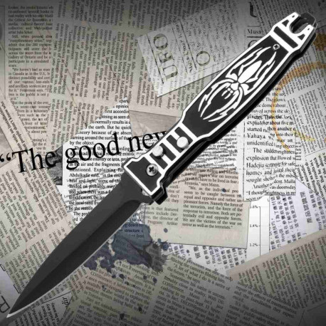 Выкидной, кнопочный нож Паук G32