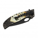 Нож складной, полуавтоматический Покер WK 07024