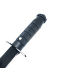 Нож туристический Columbia Танто черный с чехлом