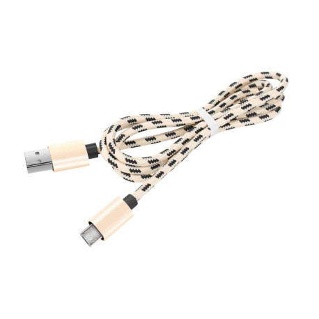Кабель micro USB ткань, плетенный