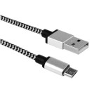 Кабель micro USB ткань, плетенный