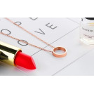Подвеска из розового золота "Love Ring"