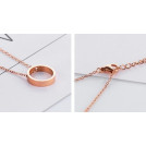 Подвеска из розового золота "Love Ring"