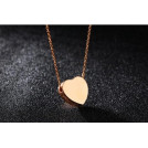 Подвеска розовое золото "Heart"