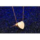 Подвеска розовое золото "Heart"