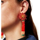 Серьги-кисти из бисера Zara