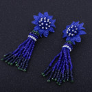 Серьги-кисти из бисера Zara