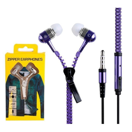 Наушники змейка Zipper Hevaral