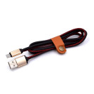 Кабель micro USB кожаный X47