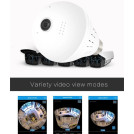 Панорамна Wi-Fi IP камера 360 ° (лампа) EC75B-P12