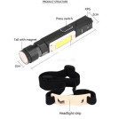 Ліхтар із магнітом GOREAD Y112 USB XPG+COB