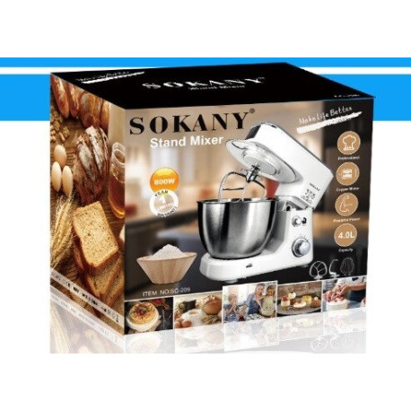 Кухонный комбайн тестомес миксер Sokany SC-209 800 Ватт