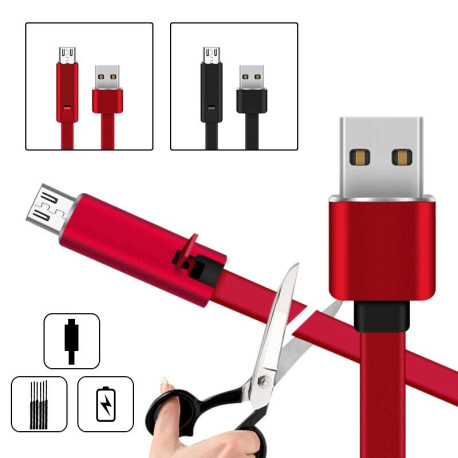 Зарядний дата кабель, що відновлюється, для Micro USB 1,5 m Reborn