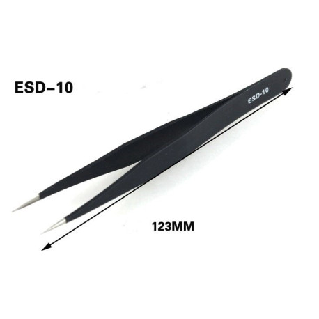 Антистатический пинцет ESD-10
