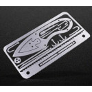 Мультитул кредитка выживальщика Survival Multitool Card 17в1