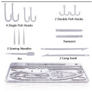 Мультитул кредитка выживальщика Survival Multitool Card 17в1