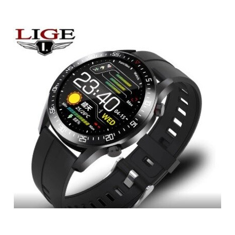 Смарт часы LIGE 2021 IP68 C2 силикагель
