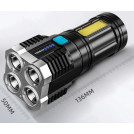 Фонарик ручной аккумуляторный X509 4LED+COB