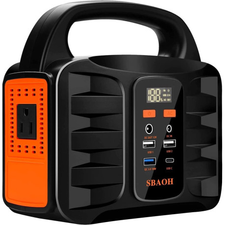 Портативна електростанція, зовнішній акумулятор, SBAOH 42000mah 150W