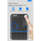 Автомобиль инвертор, сетевой фильтр OZiO 12V в 220V 200w