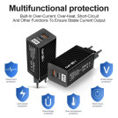 Зарядное устройство GaN BK378 USB Type-C, 65W