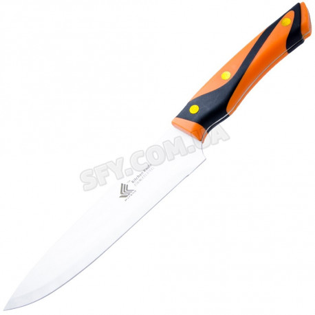 Нож поварской C056-8" Оранжевая рукоять