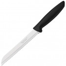 Хлебный нож Tramontina Plenus черный 178 мм 23422/007
