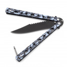 Нож бабочка K20G Черепа