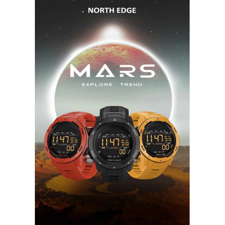 Чоловічий спортивний годинник North Edge Mars