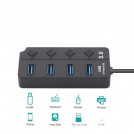 USB розгалужувач 4 Port USB Hub 3.0