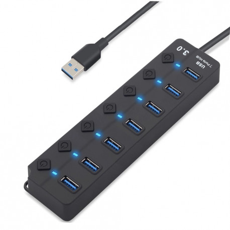 USB розгалужувач 7 Port USB Hub 3.0