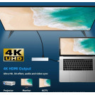 USB розгалужувач для MacBook Type-C на 8-Port USB TypeC 3.0 Mini Hub SD, TF, RJ 45