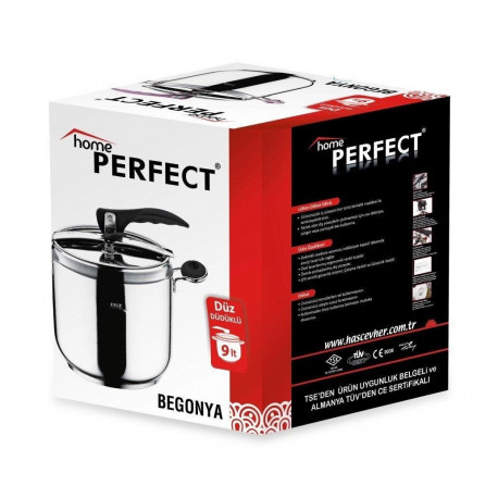 Скороварка Home Perfect 9л. нержавіюча сталь Туреччина