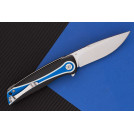 Ніж складаний CH 3511-G10-blue black