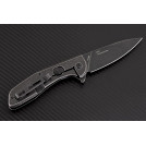 Ніж складаний E571 black stonewashed 7132