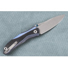 Ніж складаний E802 Horus black/blue 7432