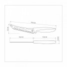 Нож для сыра Tramontina Plenus серый 152 мм 23429/066