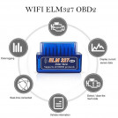 Автомобильный диагностический сканер беспроводной (Bluetooth) Mini OBD2 ELM327 адаптер (v2.1)