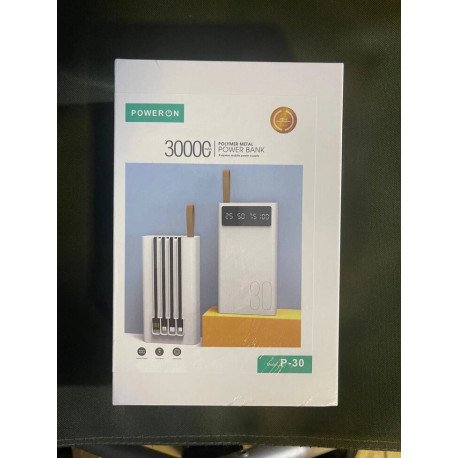 Зовнішній акумулятор PowerOn 30000mAh