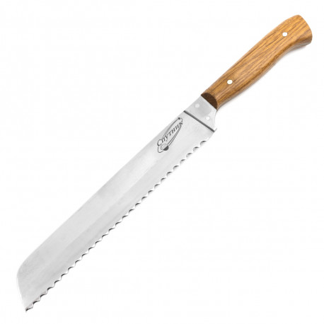 Нож кухонный хлебный Спутник 22 с притыном