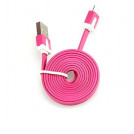 Кабель micro USB гумовий, плоский