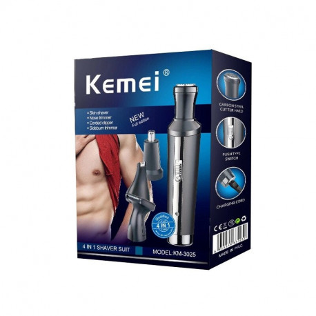 Тример для носа вух Kemei 3025