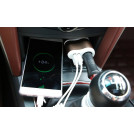 Автомобильная зарядка 2USB 3.1A+гнездо 12V-24V