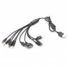 Кабель USB - 10 разъемов для зарядки универсальный