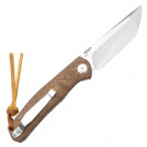 Ніж складаний Тотем G23 D2 Tanto Beige